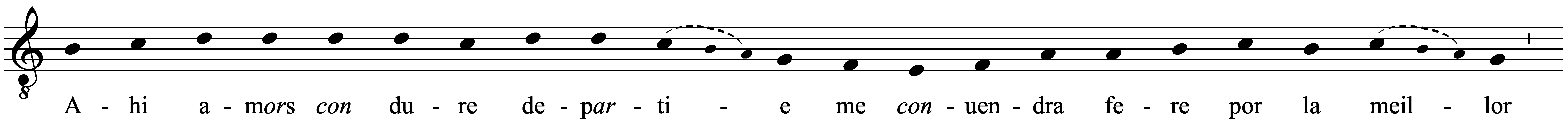Work musical notation